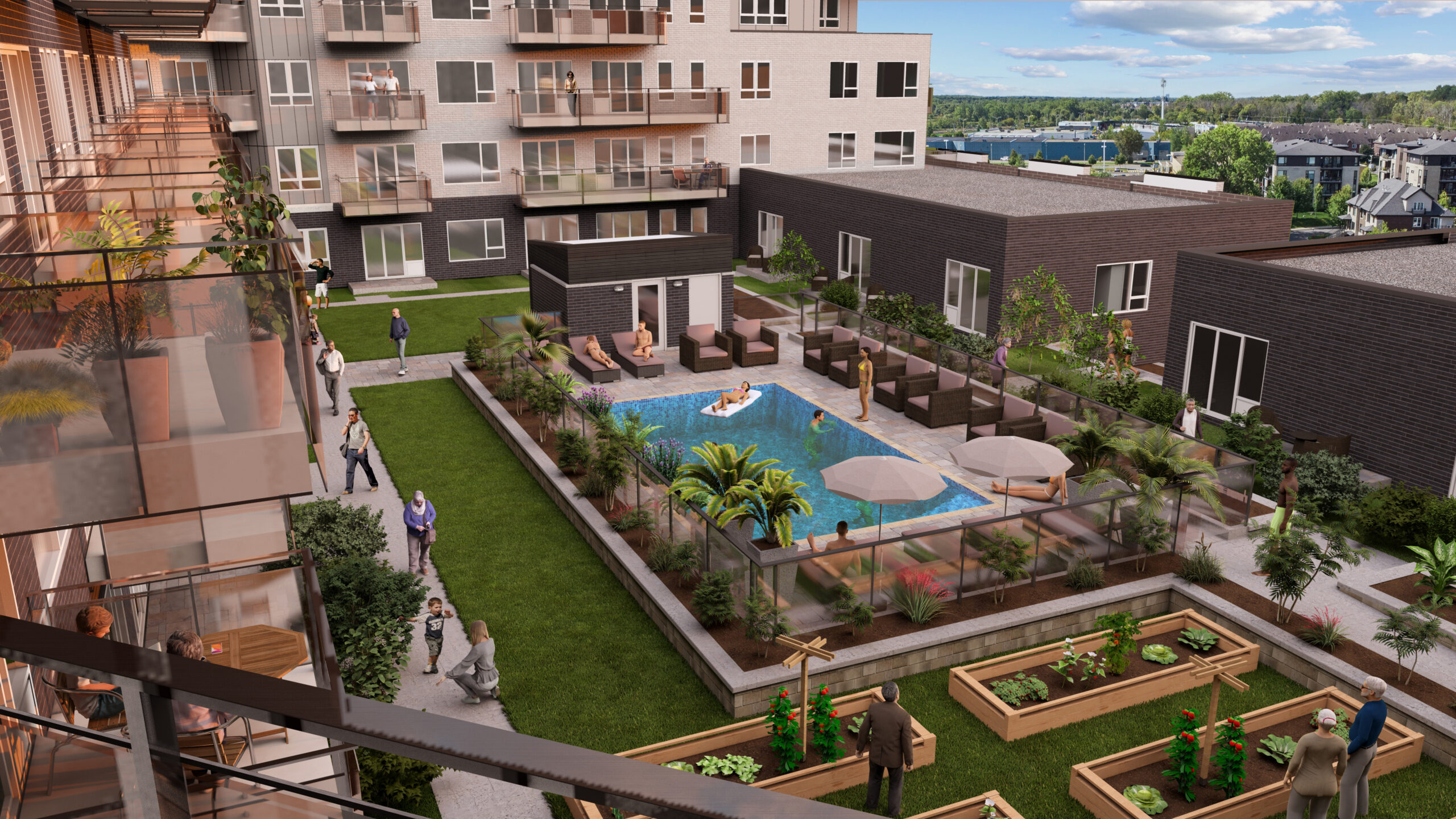 Perspective-cour-intérieure